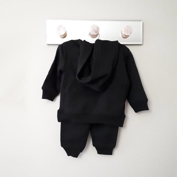 NWT Champion black embroidered logo hoodie & cargo jogger pants bundle set, 18M - Picture 3 of 7